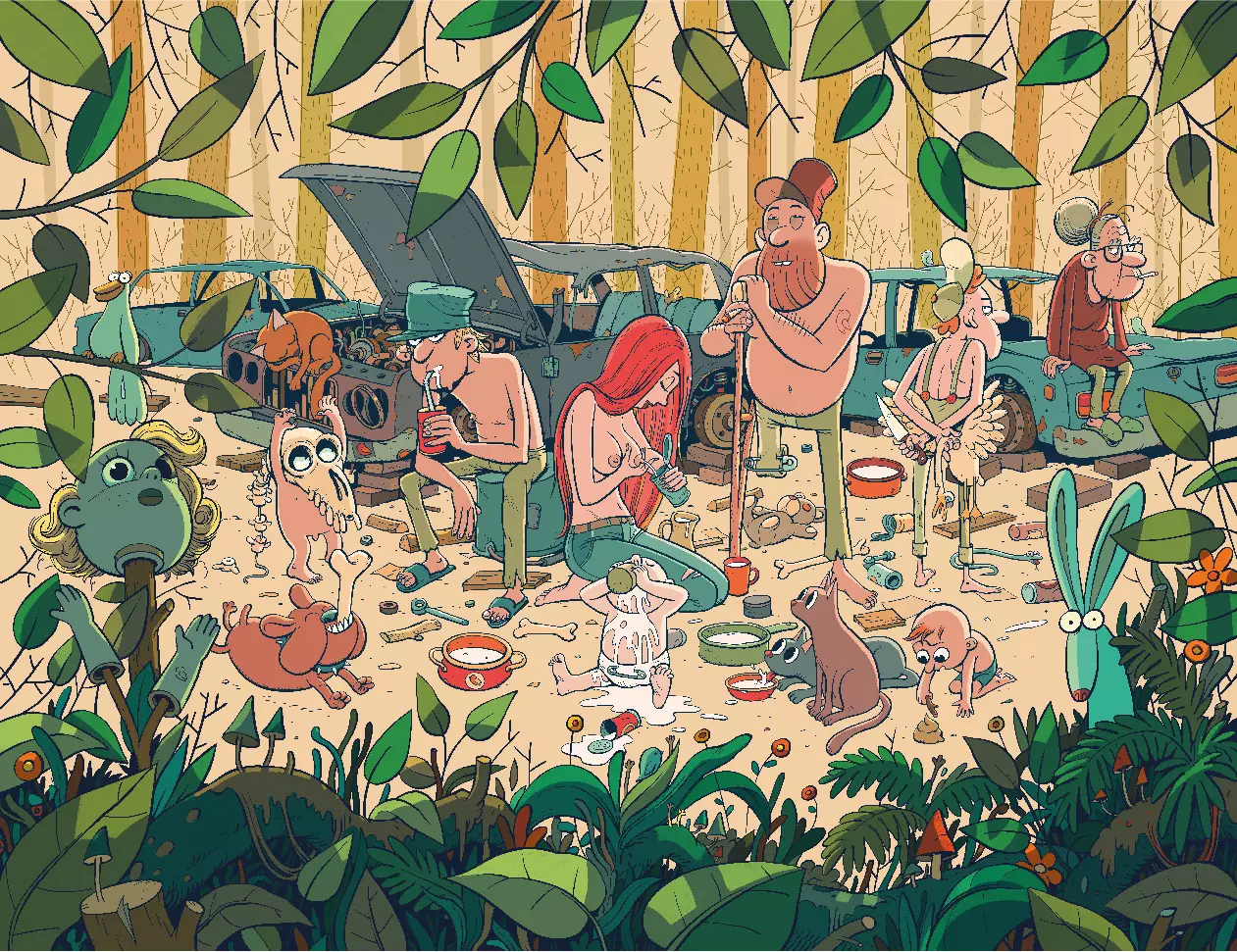 The Junkyard Family by Tomasz Lesniak